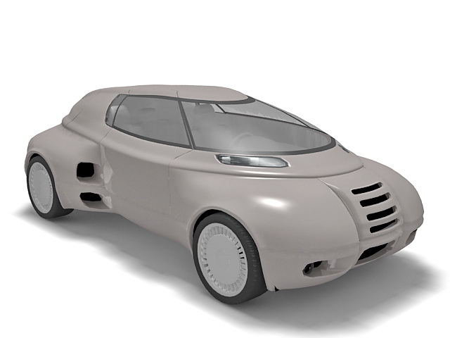  Futuristic  car  3d  model  3ds Max Autodesk FBX files free  