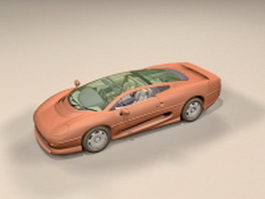 Jaguar XJ220 3d model preview