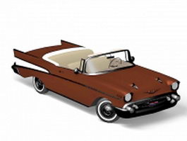 Chevrolet classic convertible 3d preview