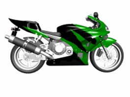 Honda sport bike 3d preview