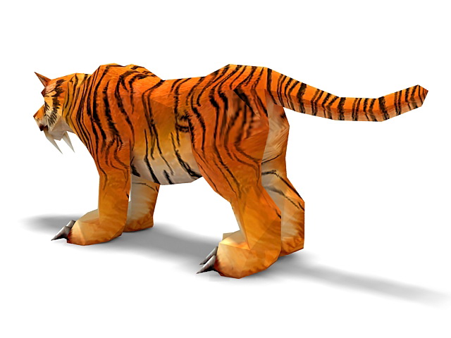 Bengal Tiger 3d model - CadNav