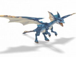 Faerie dragon 3d model preview