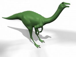 Gallimimus dinosaur 3d model preview