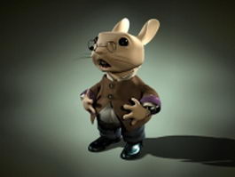 Professor rabbit animation rig 3d model 3ds Max files free download ...