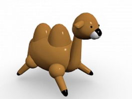 Cartoon camel 3d model preview