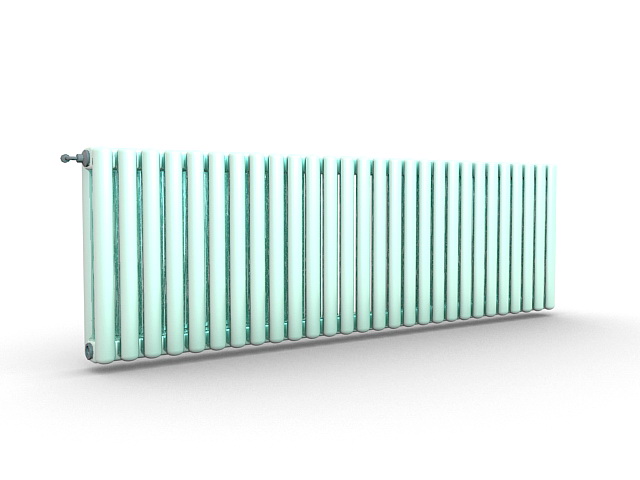 Central heating radiators 3d rendering