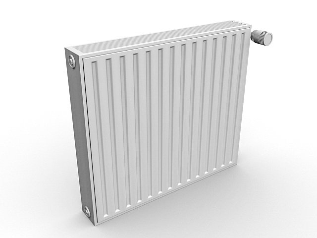 Heating convectors radiator 3d rendering