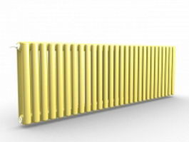 Horizontal panel radiators 3d preview