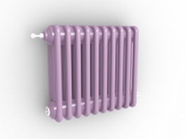 Vertical radiant heater 3d preview