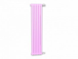Pink vertical radiators 3d model preview
