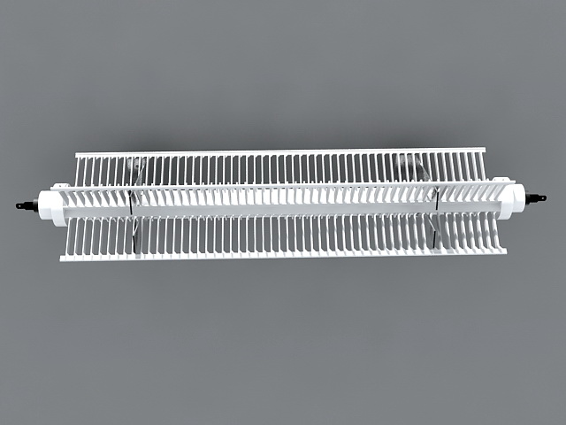 Radiator shelves 3d rendering
