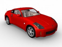 Nissan 350Z coupe 3d model preview