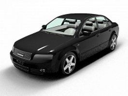 Audi A4 car 3d model preview