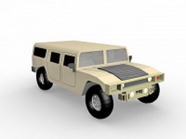 Hummer Humvee truck 3d preview