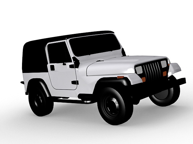 Jeep Wrangler Sahara 3d model - CadNav