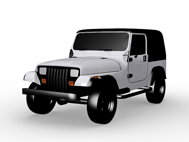 Jeep Wrangler Sahara 3d model - CadNav
