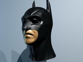 Batman head 3d model preview