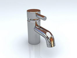 Bathroom sink faucet 3d model preview