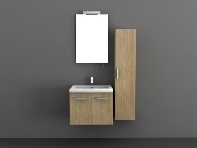 Vanities for small bathroom 3d rendering