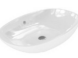 Bathroom basin sink 3d preview