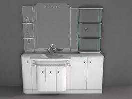 Modern bathroom vanities 3d model preview