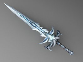 Frostmourne Sword 3d model preview