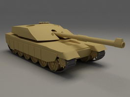 M1 Abrams Tank 3d model preview