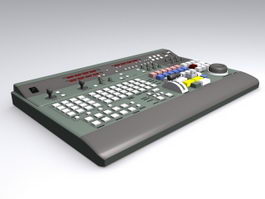 Music keyboard instrument 3d preview
