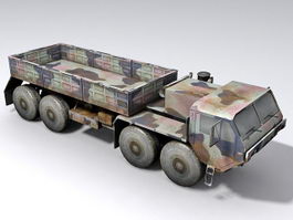 HEMTT Military truck 3d model preview