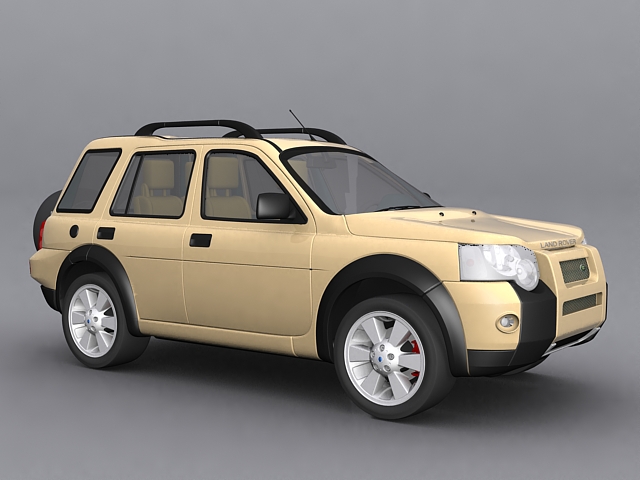 Land Rover Freelander 3d rendering