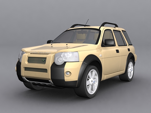 Land Rover Freelander 3d rendering
