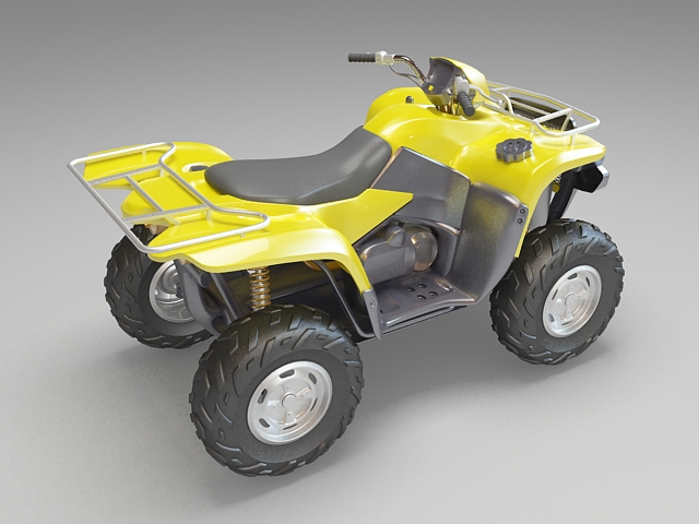 ATV Quad 3d rendering