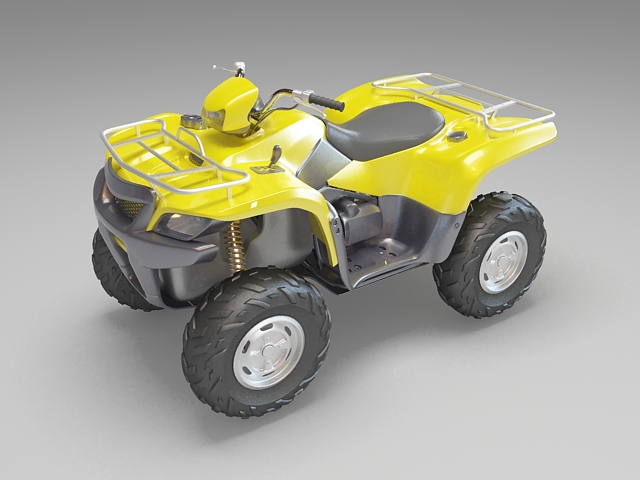 ATV Quad 3d rendering