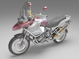 Cruiser motorcycle 3d preview
