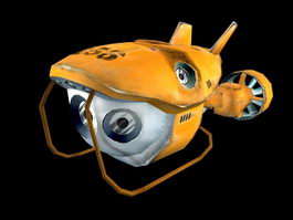 Batiscaf submersible 3d model preview