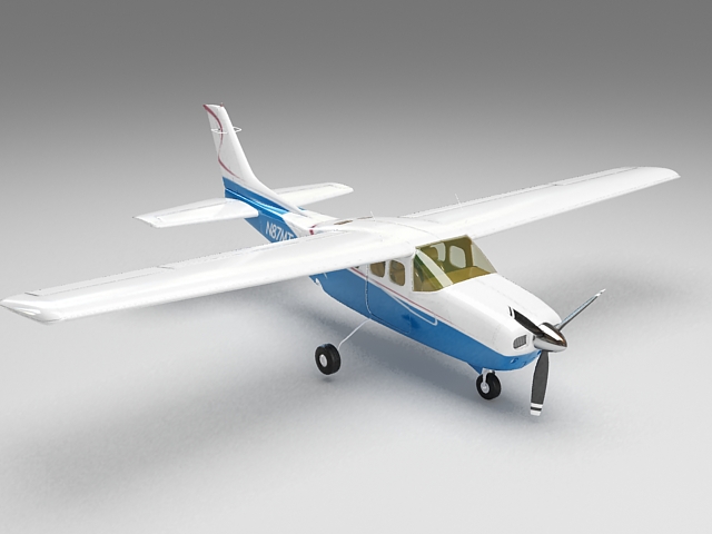 Small plane 3d model 3ds Max files free download
