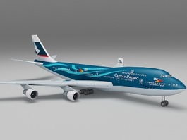 HK Cathay Pacific Airlines Boeing 737 3d model preview