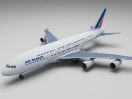 Air France Airbus A380 3d preview
