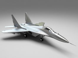 MiG-29 Soviet Fighter 3d model preview