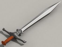 Hobbit goblin sword 3d model preview