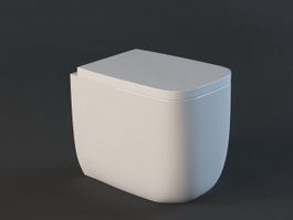 Wall hung toilet 3d preview