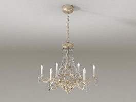 Brass French Chandelier 3d model preview