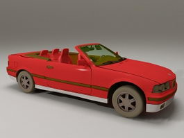 BMW 325i Convertible 3d model preview