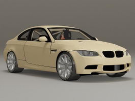 BMW E92 M3 3d model preview