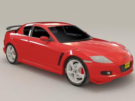 Mazda RX-8 Red 3d model preview