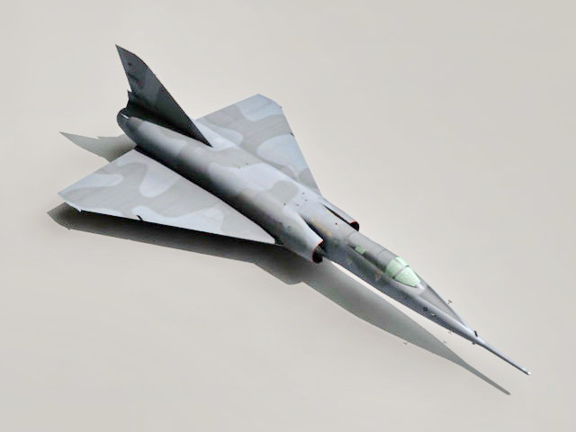 Dassault Mirage IV Bomber 3d rendering