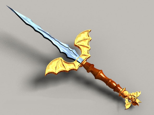 Demon Dagger 3d rendering
