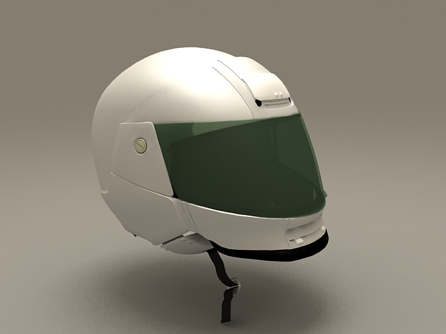Open Face Motorcycle Helmet 3d model Autodesk FBX,Object files free