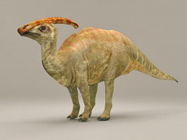 Parasaurolophus Dinosaur 3d model preview