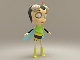 Humanoid Bee 3d model preview